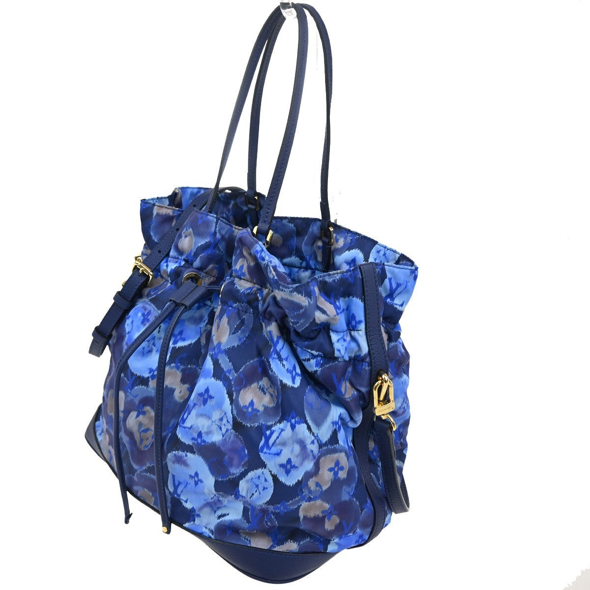 Louis Vuitton Noefull Handbag Ikat Nylon, BLUE, NYLON, Shoulder bag