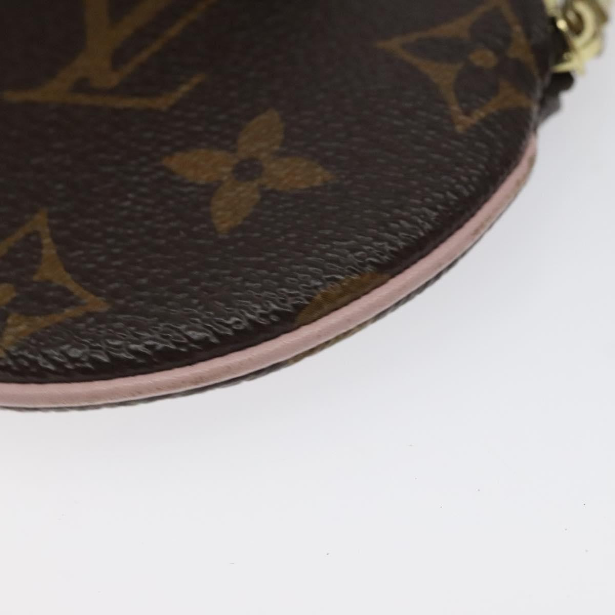 Louis Vuitton Round Coin Purse Limited Edition Monogram Canvas, BROWN, CANVAS, Wallets