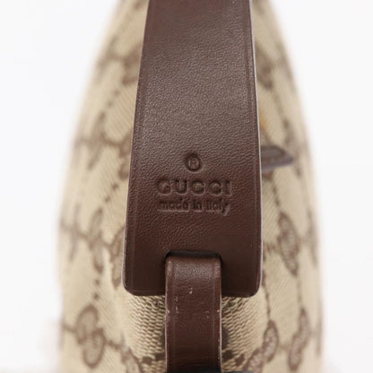 Gucci Pochette GG Canvas, BEIGE, CANVAS, Handbag
