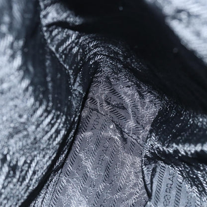 Prada Double Front Pocket Backpack Tessuto, BLACK, NYLON, Backpack