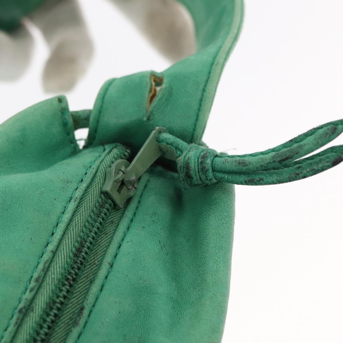 Loewe Vintage Shoulder Bag Leather, GREEN, LEATHER, Shoulder bag
