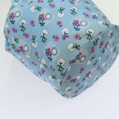 Miu Miu Drawstring Pouch Nylon, BLUE, NYLON, Clutche & pouche