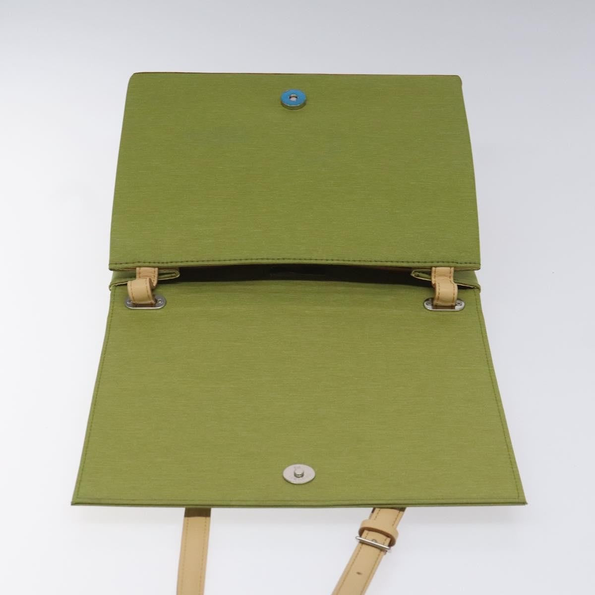 Burberry Nova check Shoulder bag Canvas, GREEN, CANVAS, Shoulder bag