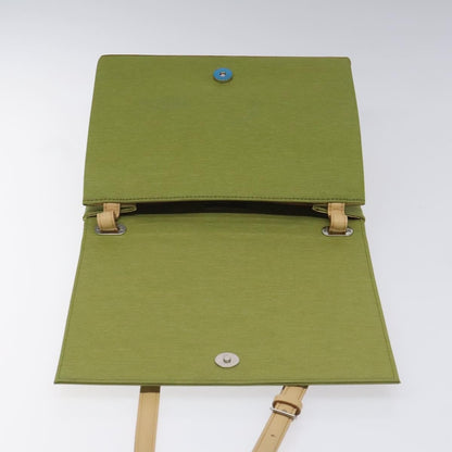 Burberry Nova check Shoulder bag Canvas, GREEN, CANVAS, Shoulder bag