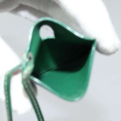 Goyard Goyardine Lanyard ID Holder Coated Canvas, GREEN, PVC, Card Holders