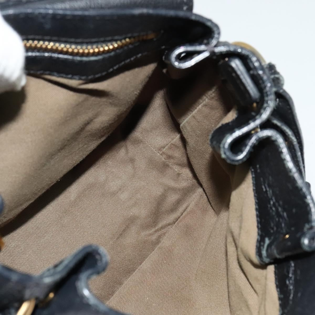 Chloe Elsie Satchel Leather, BLACK, LEATHER, Handbag