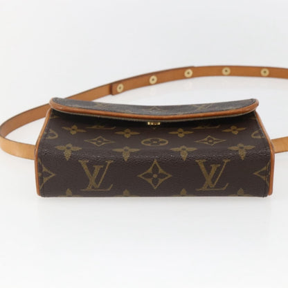 Louis Vuitton Florentine Waist Bag Monogram Canvas, BROWN, CANVAS, Clutche & pouche