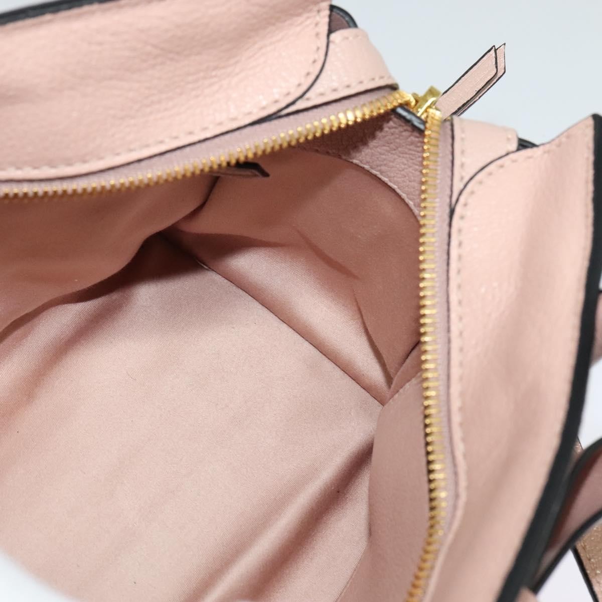 Miu Miu Madras Fiocco Bow Tote Leather, PINK, LEATHER, Tote bag