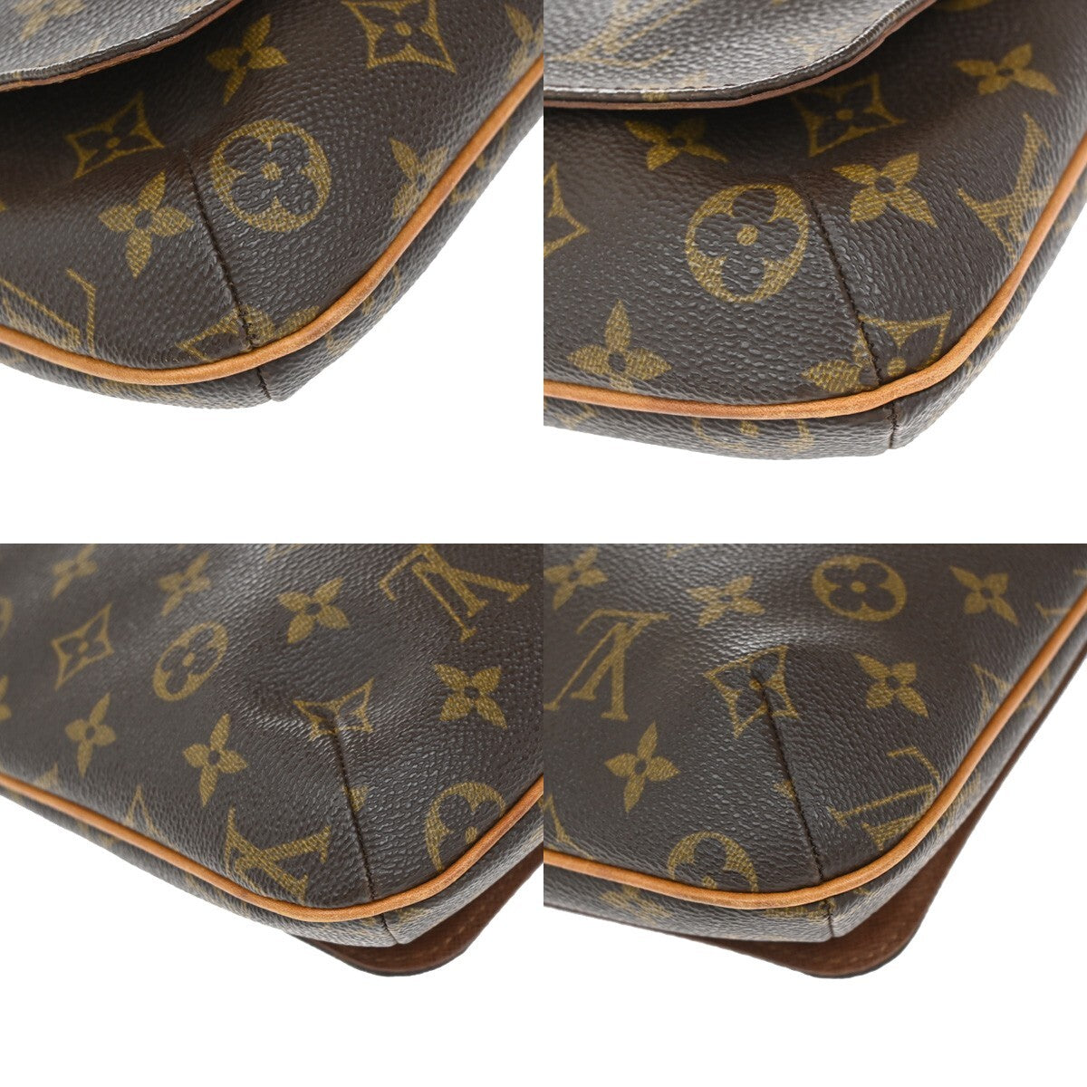 Louis Vuitton Musette Salsa Handbag Monogram Canvas, BROWN, LEATHER, Handbag