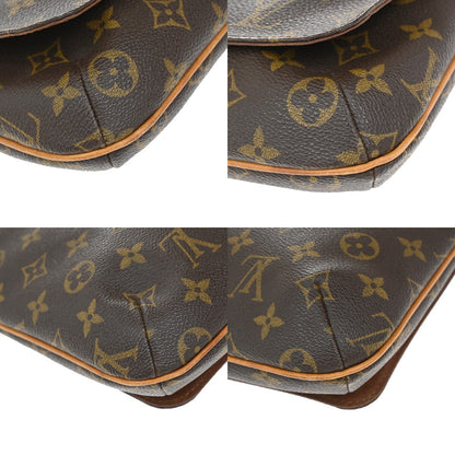 Louis Vuitton Musette Salsa Handbag Monogram Canvas, BROWN, LEATHER, Handbag
