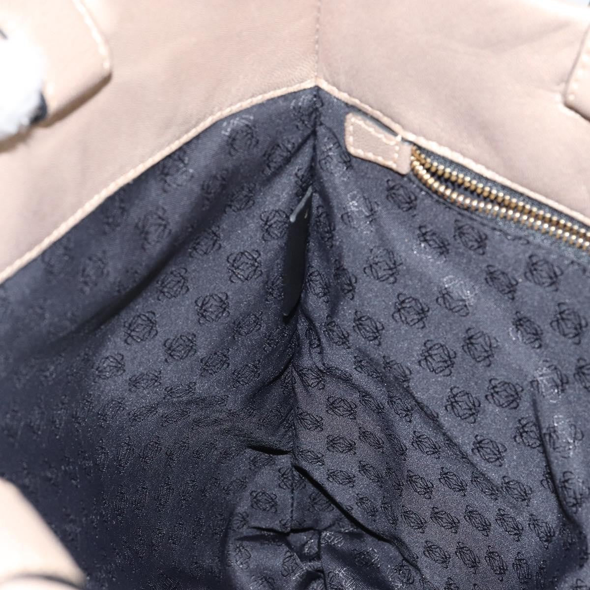 Loewe Anagram Tote Leather, GOLD, LEATHER, Tote bag