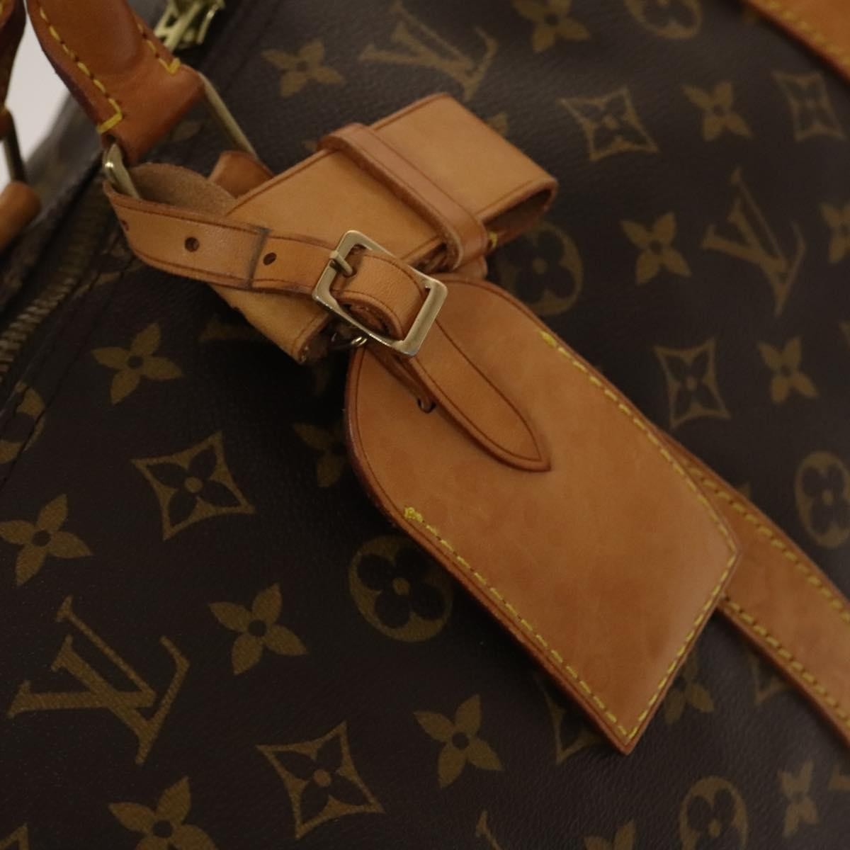 Louis Vuitton Keepall Bag Monogram Canvas, BROWN, CANVAS, Travel bag