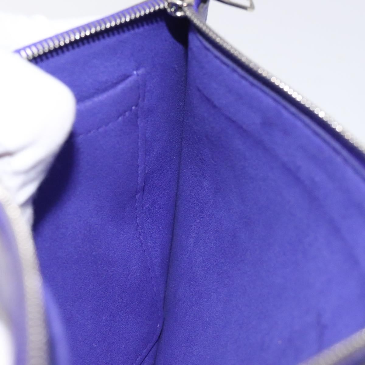 Louis Vuitton Neverfull Pochette Epi Leather, PURPLE, LEATHER, Tote bag