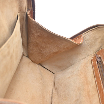 Loewe Turn Lock Leather, BROWN, LEATHER, Handbag