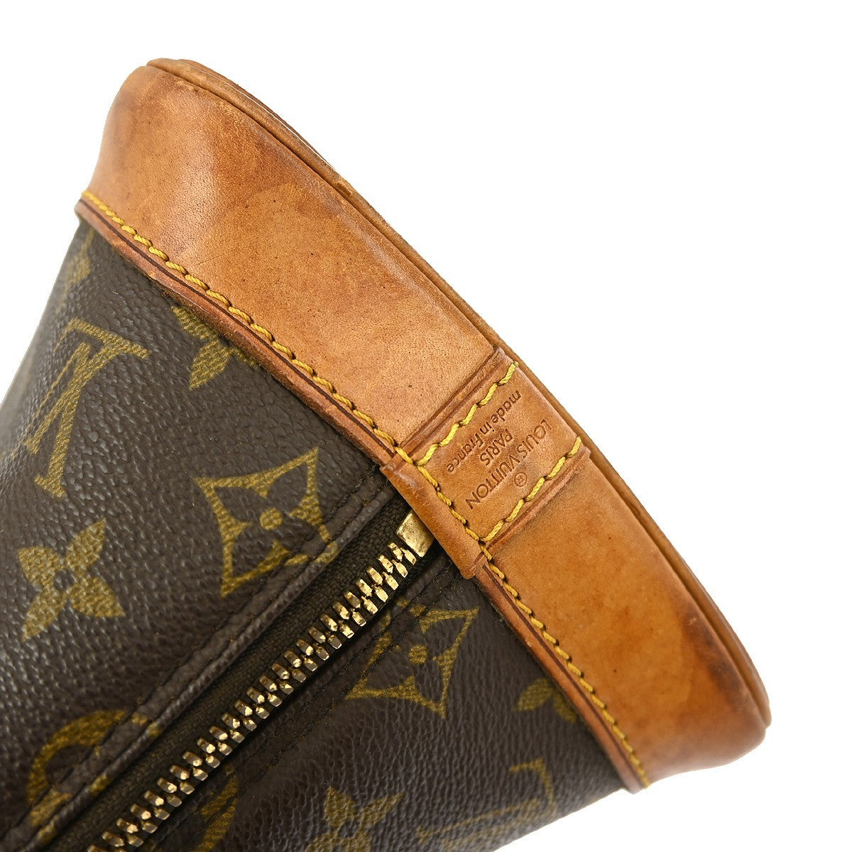 Louis Vuitton Alma Handbag Monogram Canvas, BROWN, CANVAS, Handbag