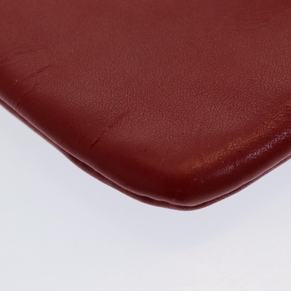 Givenchy 4G pouch Leather, RED, LEATHER, Clutche & pouche