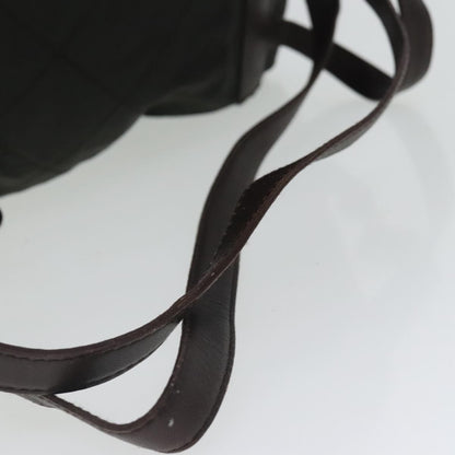 Prada Buckle Backpack Quilted Tessuto, GREEN, NYLON, Backpack