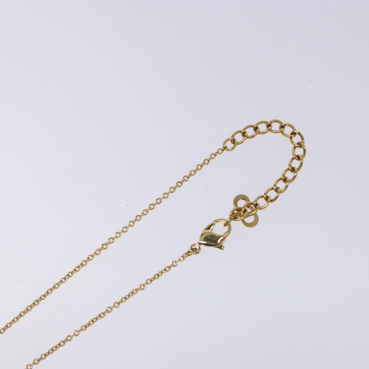 Christian Dior CD Pendant Necklace Metal, GOLD, METAL, Necklace