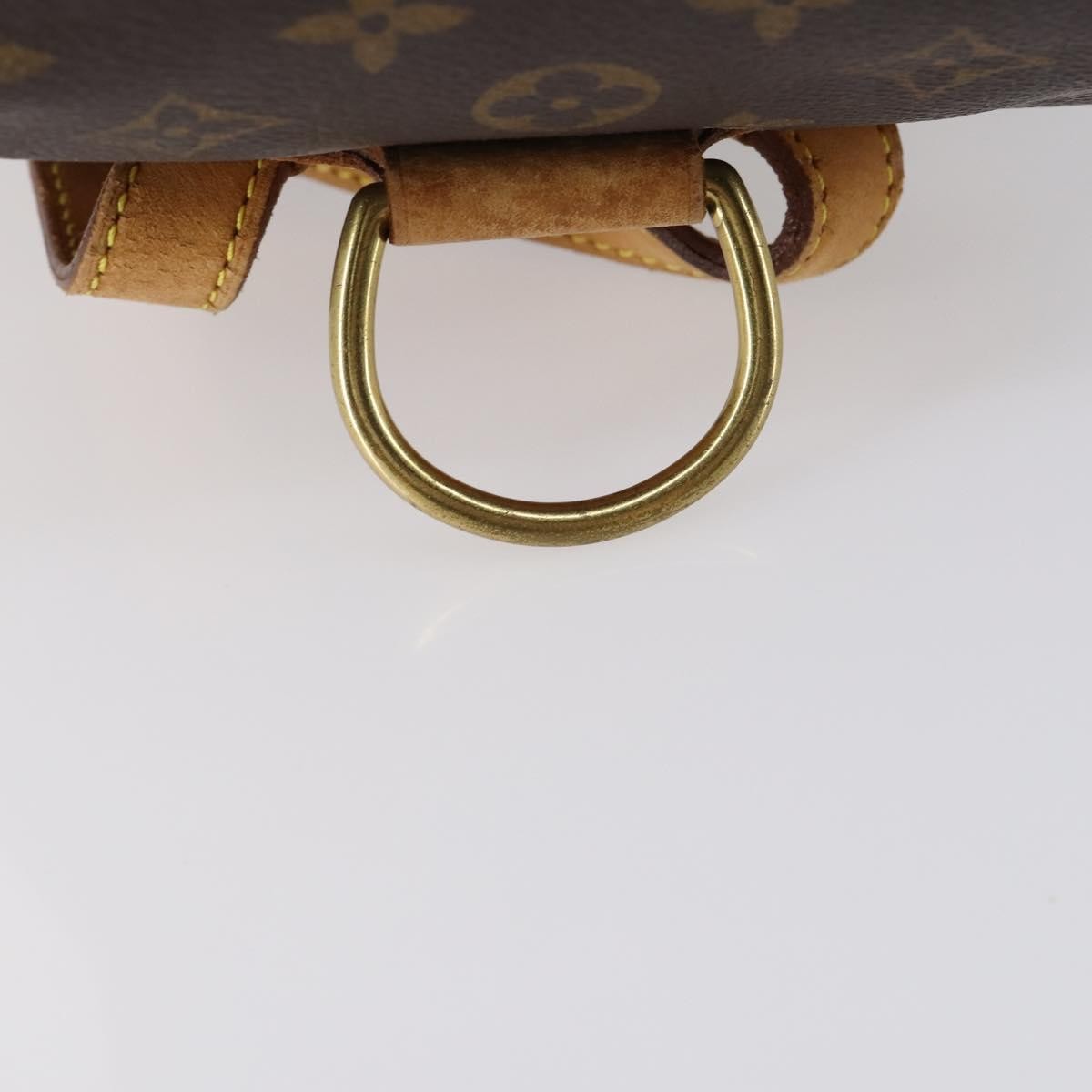 Louis Vuitton Vintage Montsouris Backpack Monogram Canvas, BROWN, CANVAS, Backpack