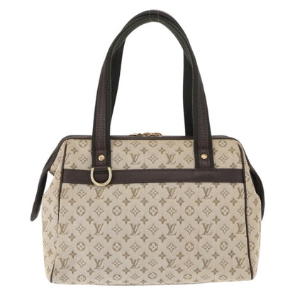 Louis Vuitton Josephine Handbag Mini Lin, KHAKI, CANVAS, Handbag