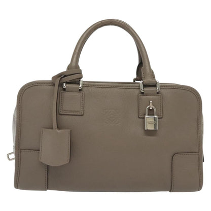 Loewe Amazona Bag Leather, GRAY, LEATHER, Handbag