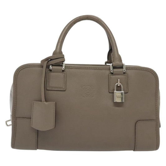 Loewe Amazona Bag Leather, GRAY, LEATHER, Handbag