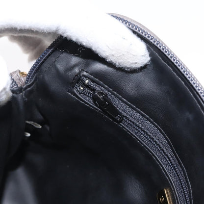 Bally Vintage Chain Shoulder Bag Quilted Leather, GRAY, LEATHER, Shoulder bag