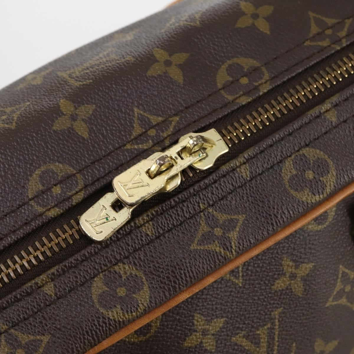 Louis Vuitton Sirius Handbag Monogram Canvas, BROWN, CANVAS, Travel bag