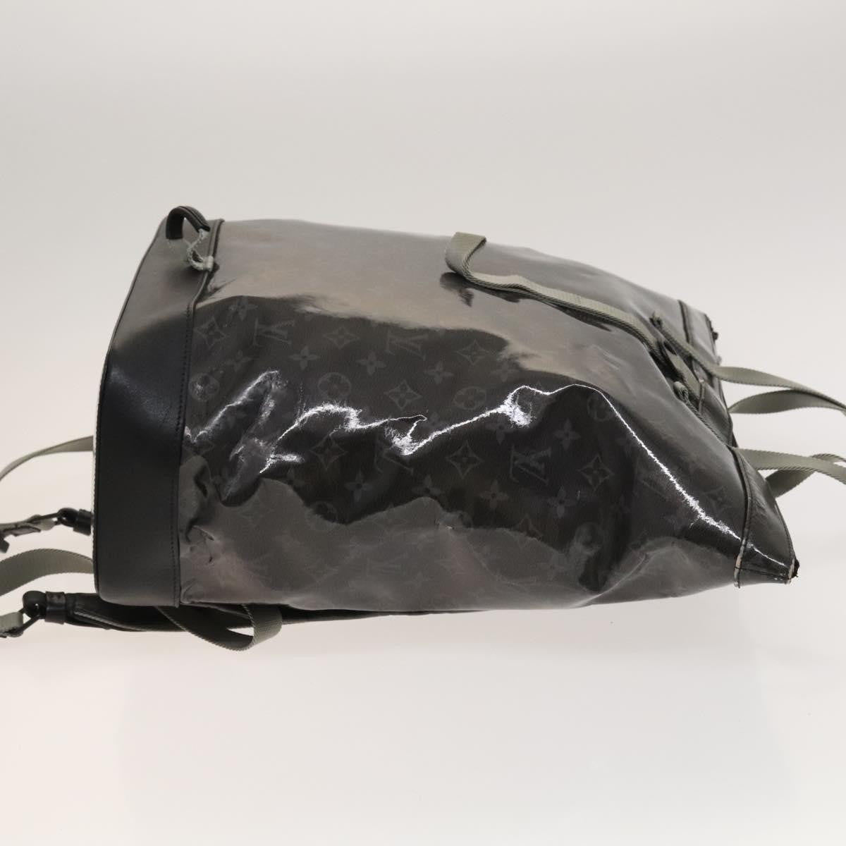 Louis Vuitton Zipped Tote Limited Edition Monogram Eclipse Glaze Canvas, BLACK, CANVAS, Backpack