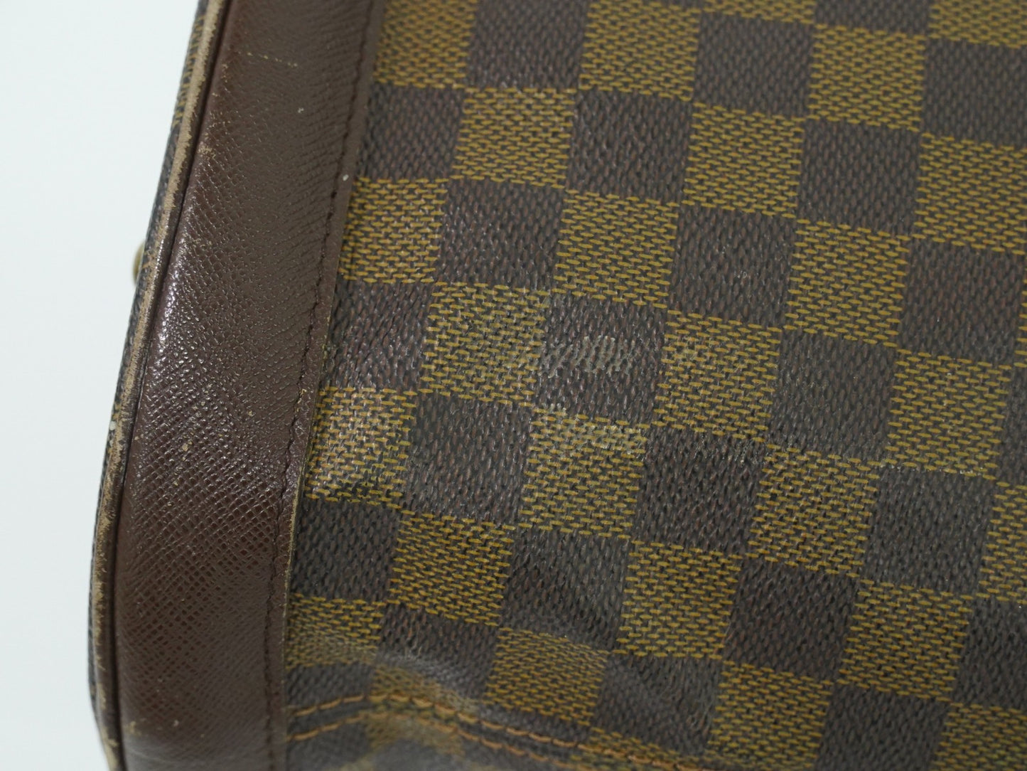 Louis Vuitton Marais Damier, BROWN, CANVAS, Tote bag