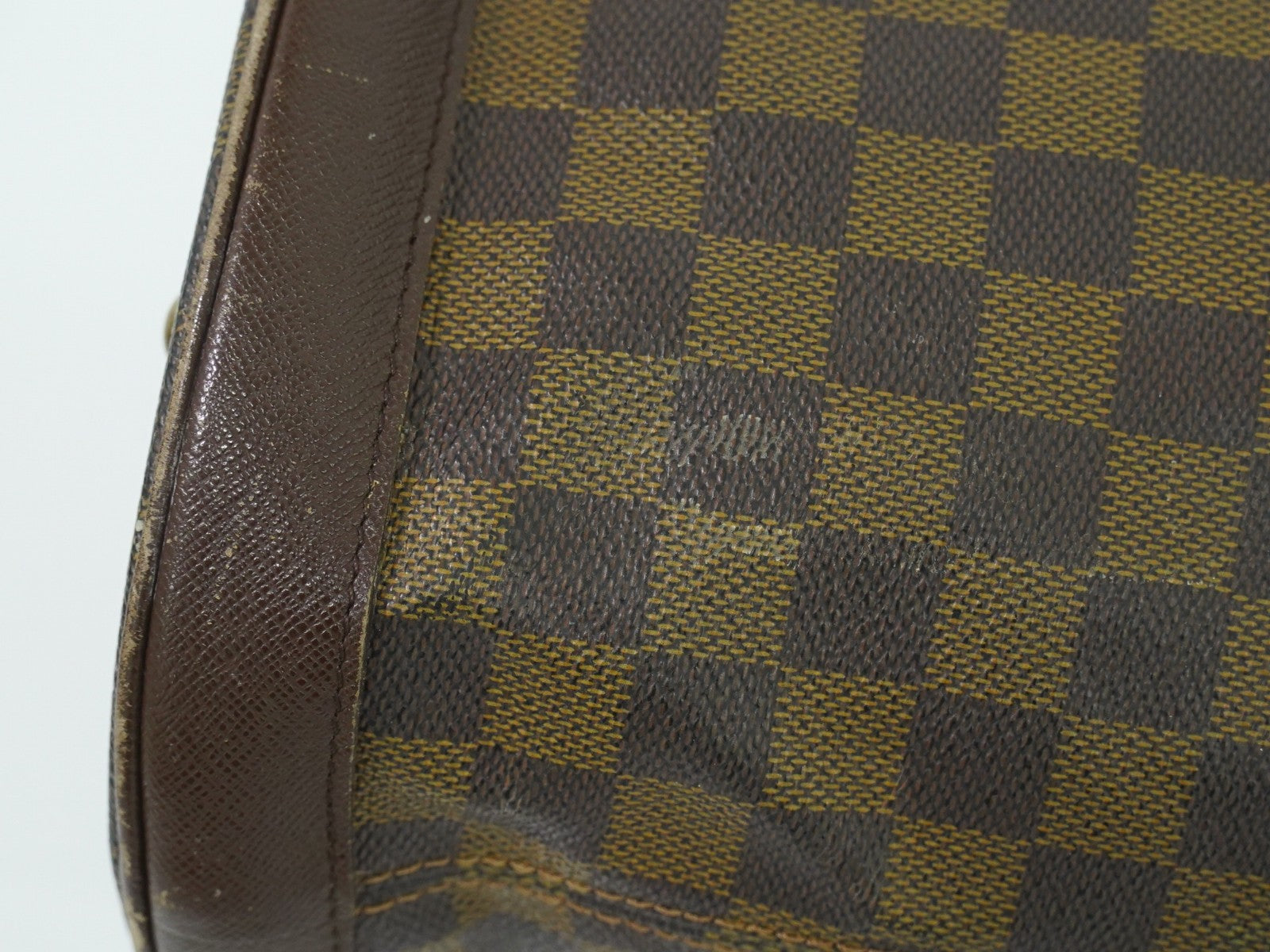 Louis Vuitton Marais Damier, BROWN, CANVAS, Tote bag