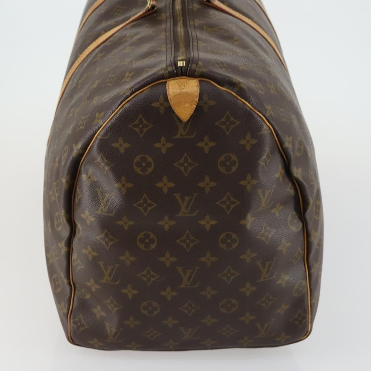 Louis Vuitton Keepall Bag Monogram Canvas, BROWN, CANVAS, Travel bag