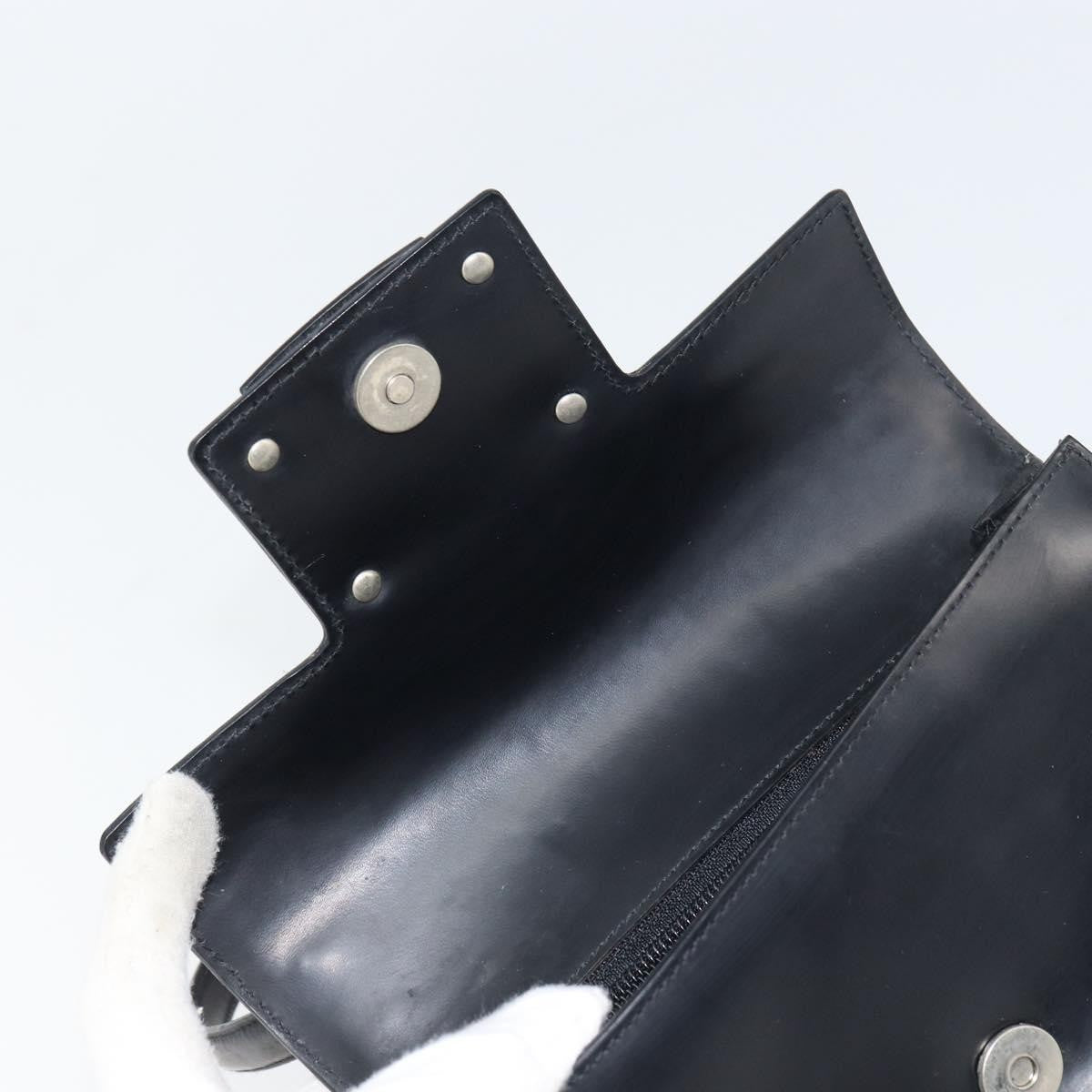 Salvatore Ferragamo Vala Handbag Leather, BLACK, LEATHER, Handbag