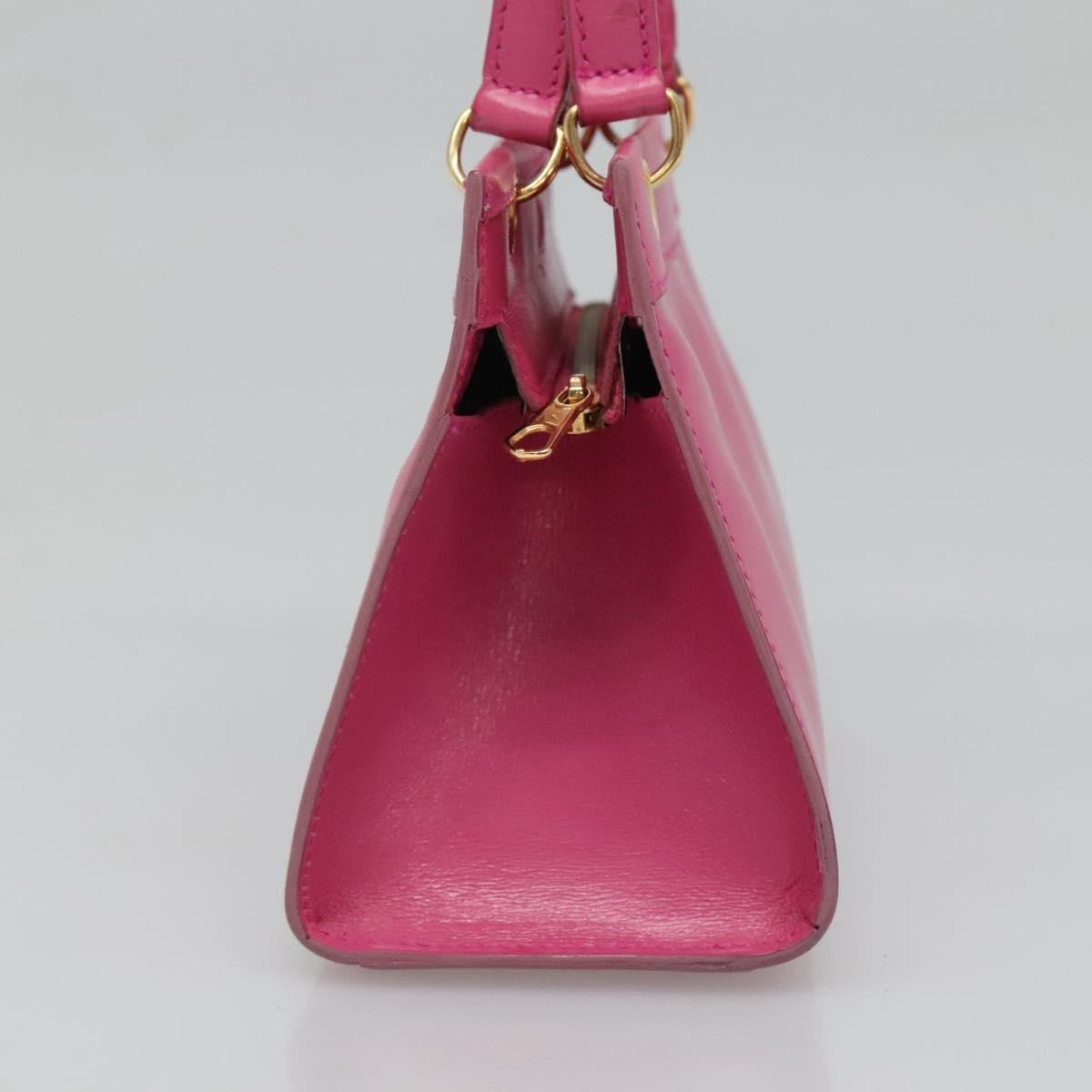 Celine Handbag Leather, PINK, LEATHER, Handbag