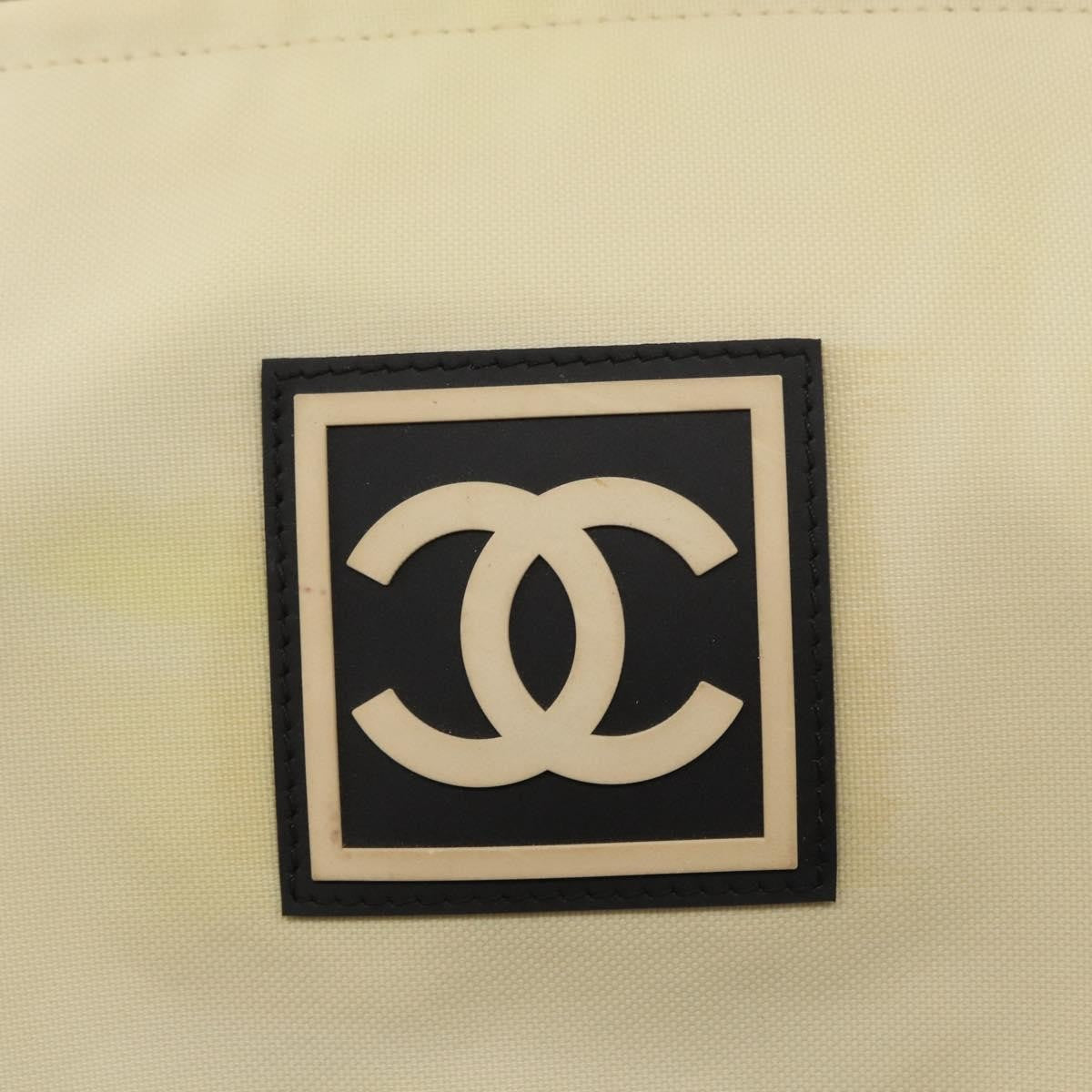 Chanel Sport Line Shoulder Bag Nylon, BEIGE, NYLON, Shoulder bag
