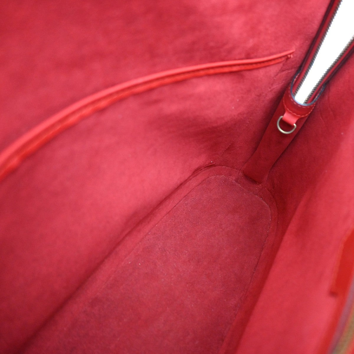 Louis Vuitton Lussac Handbag Epi Leather, RED, LEATHER, Shoulder bag