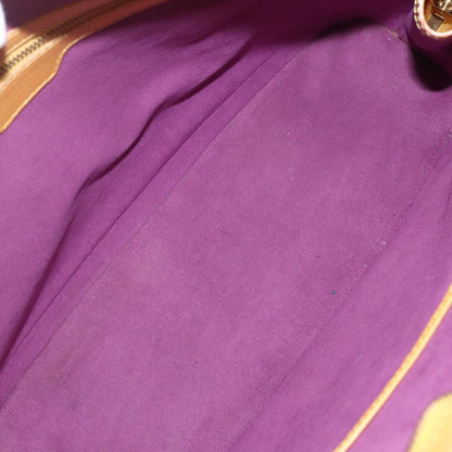 Louis Vuitton Lussac Handbag Epi Leather, YELLOW, LEATHER, Shoulder bag