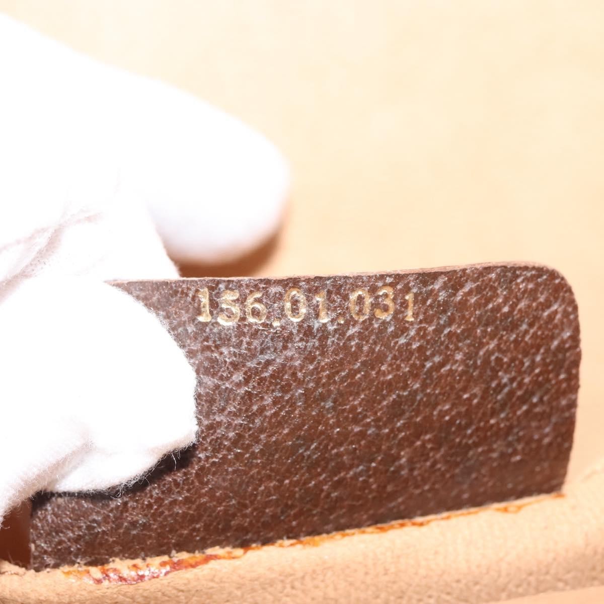 Gucci Vintage old clutch Canvas, BEIGE, PVC, Clutche & pouche