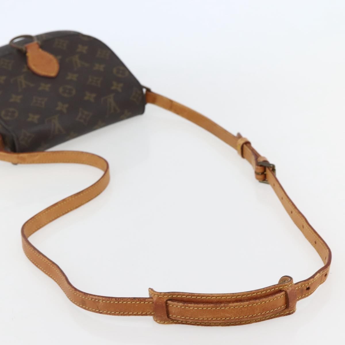 Louis Vuitton Saint Cloud Handbag Monogram Canvas, BROWN, CANVAS, Shoulder bag