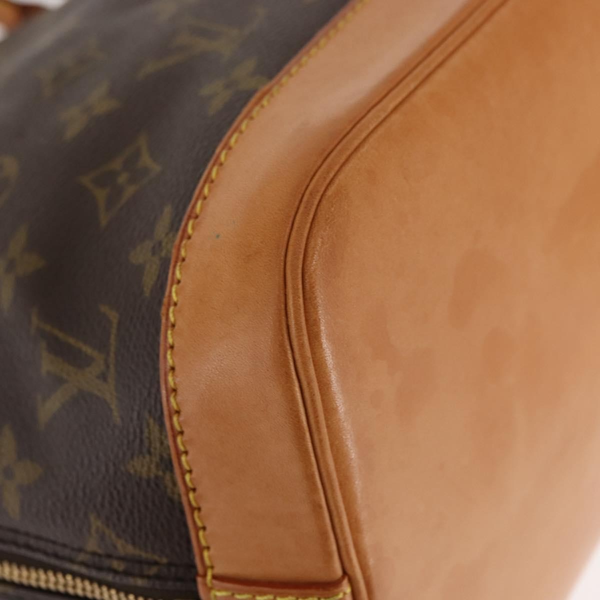Louis Vuitton Alma Handbag Monogram Canvas, BROWN, CANVAS, Handbag