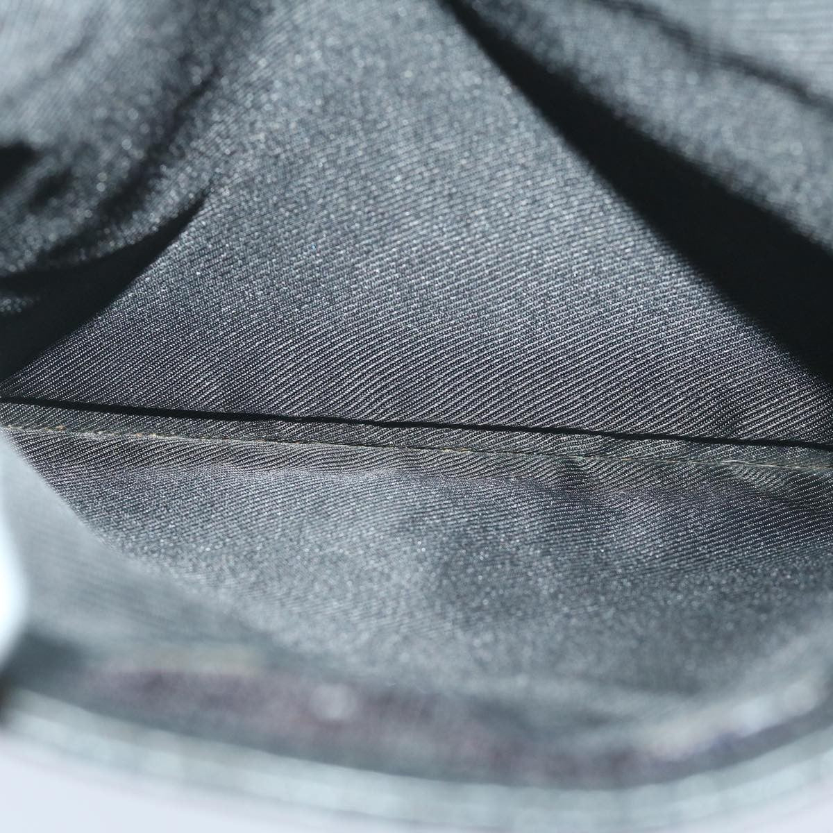 Gucci Vintage Flat Messenger Bag GG Canvas and Leather, BLACK, CANVAS, Crossbody bag