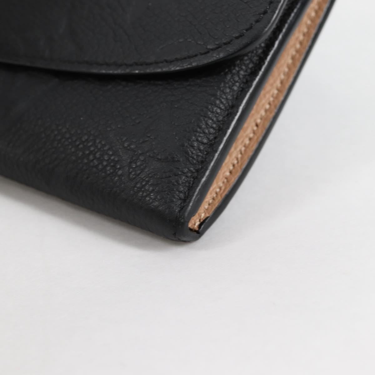 Louis Vuitton Portefeuille Sarah Wallet Monogram Empreinte, BLACK, LEATHER, Wallets