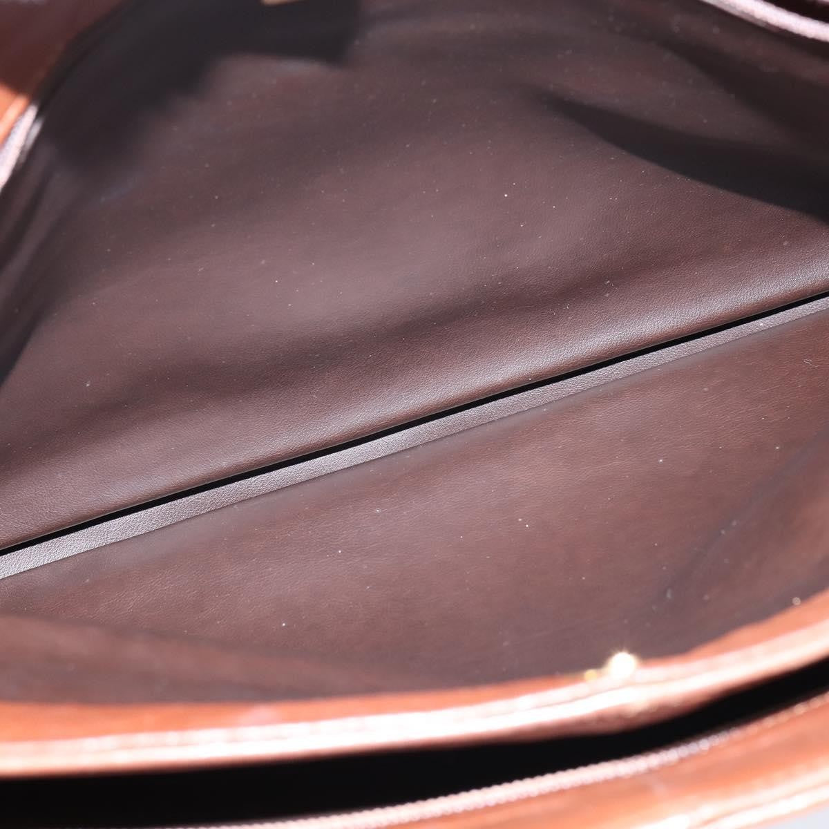 Bally Vintage Tote Bag Leather, BROWN, LEATHER, Tote bag