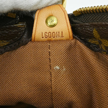 Louis Vuitton Cabas Mezzo Monogram Canvas, BROWN, CANVAS, Tote bag