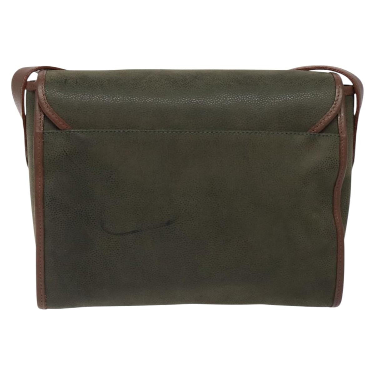 Burberry Vintage Shoulder Bag Suede, KHAKI, SUEDE, Shoulder bag