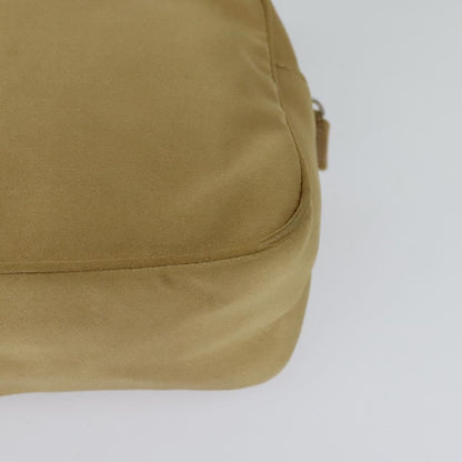 Prada Zip Around Toiletry Bag Silk, BEIGE, SATIN, Clutche & pouche