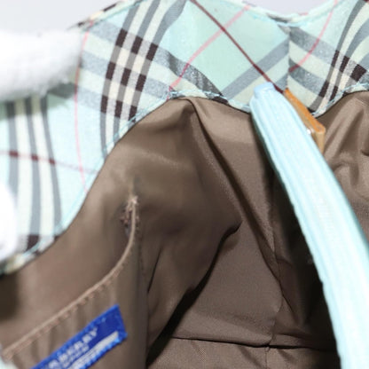 Burberry Nova Check Tote Nylon, BLUE, NYLON, Tote bag