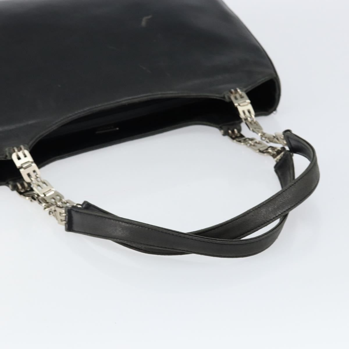 Bally Vintage Handbag Leather, BLACK, LEATHER, Handbag