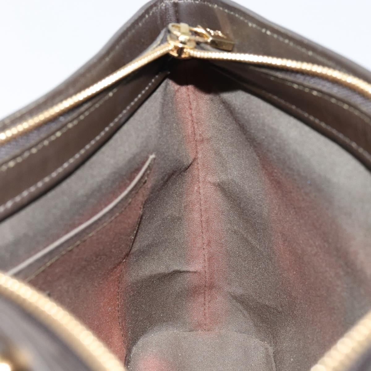 Louis Vuitton Lucille Handbag Mini Lin, KHAKI, CANVAS, Handbag