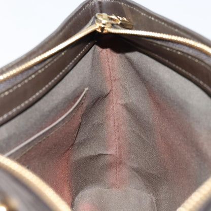 Louis Vuitton Lucille Handbag Mini Lin, KHAKI, CANVAS, Handbag